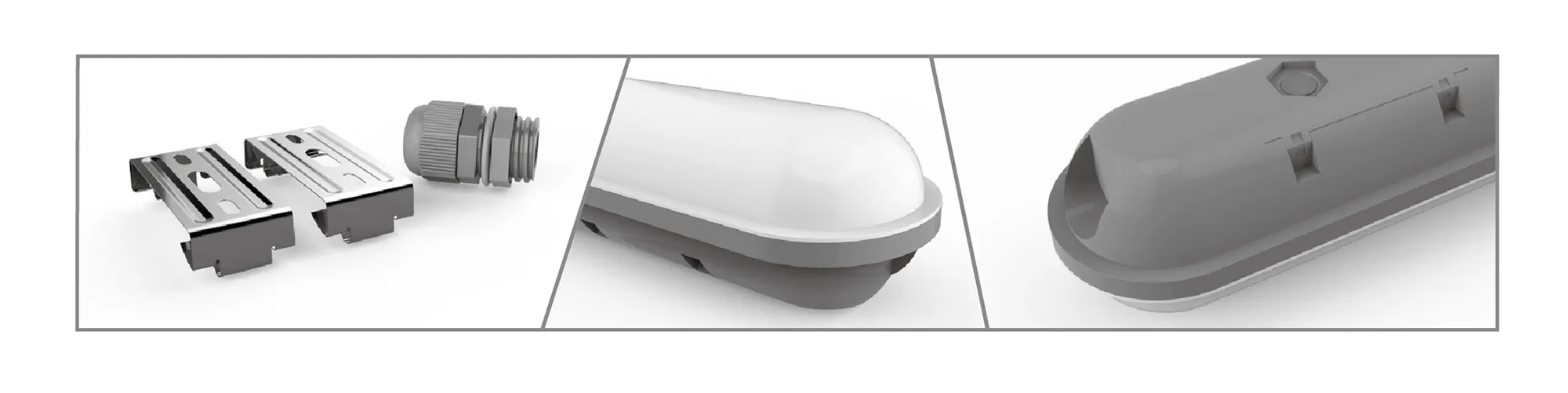 Linesta X2 Supervision External Surface Luminaires Techtouch Unidirectional Fitting